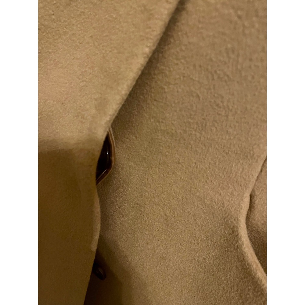Quince Italian Wool Cocoon Coat L Caramel - Picture 5 of 7